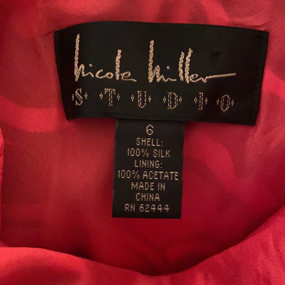 HOST PICK!!! Nicole Miller Studio strapless silk dress - Picture 3 of 6